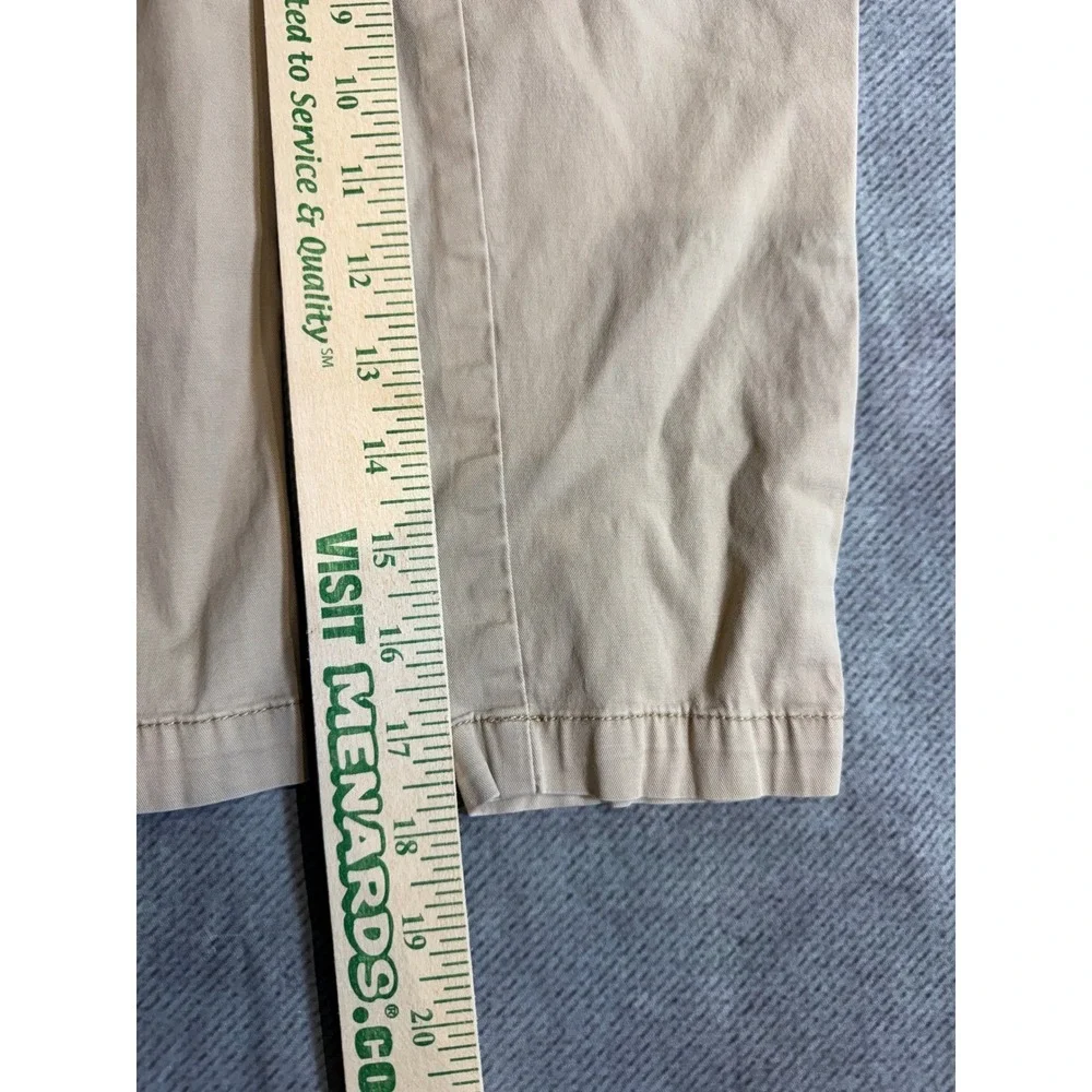 OshKosh Bgosh Boys Khaki Chino Pants Tan Flat Front School Uniform Size 6 6x